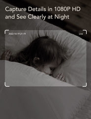 Nooie baby monitor easy install with cable concealment for a tidy nursery