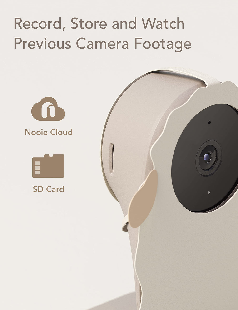 Nooie baby monitor 256-bit encryption and optional two-factor authentication