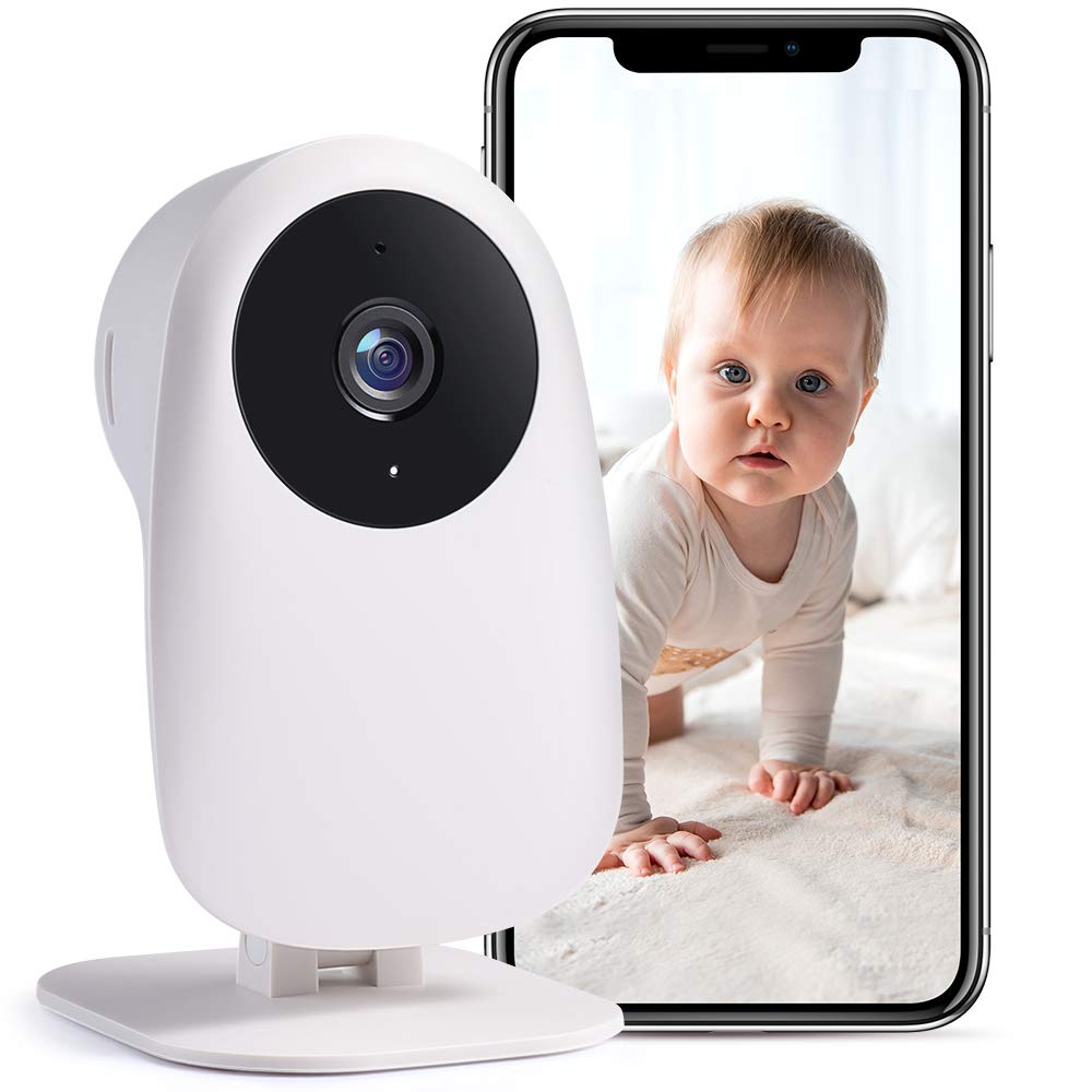 Nooie baby monitor live stream provides real-time nursery view.