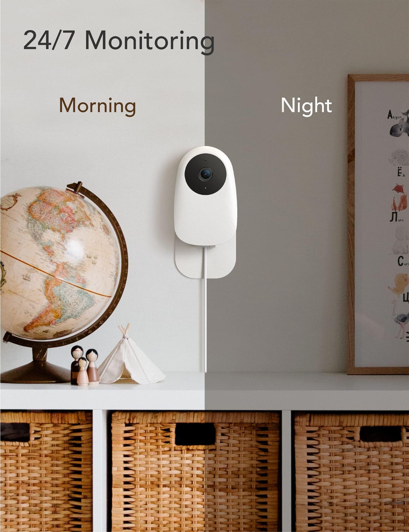 Nooie Baby Monitor detects motion for immediate awareness