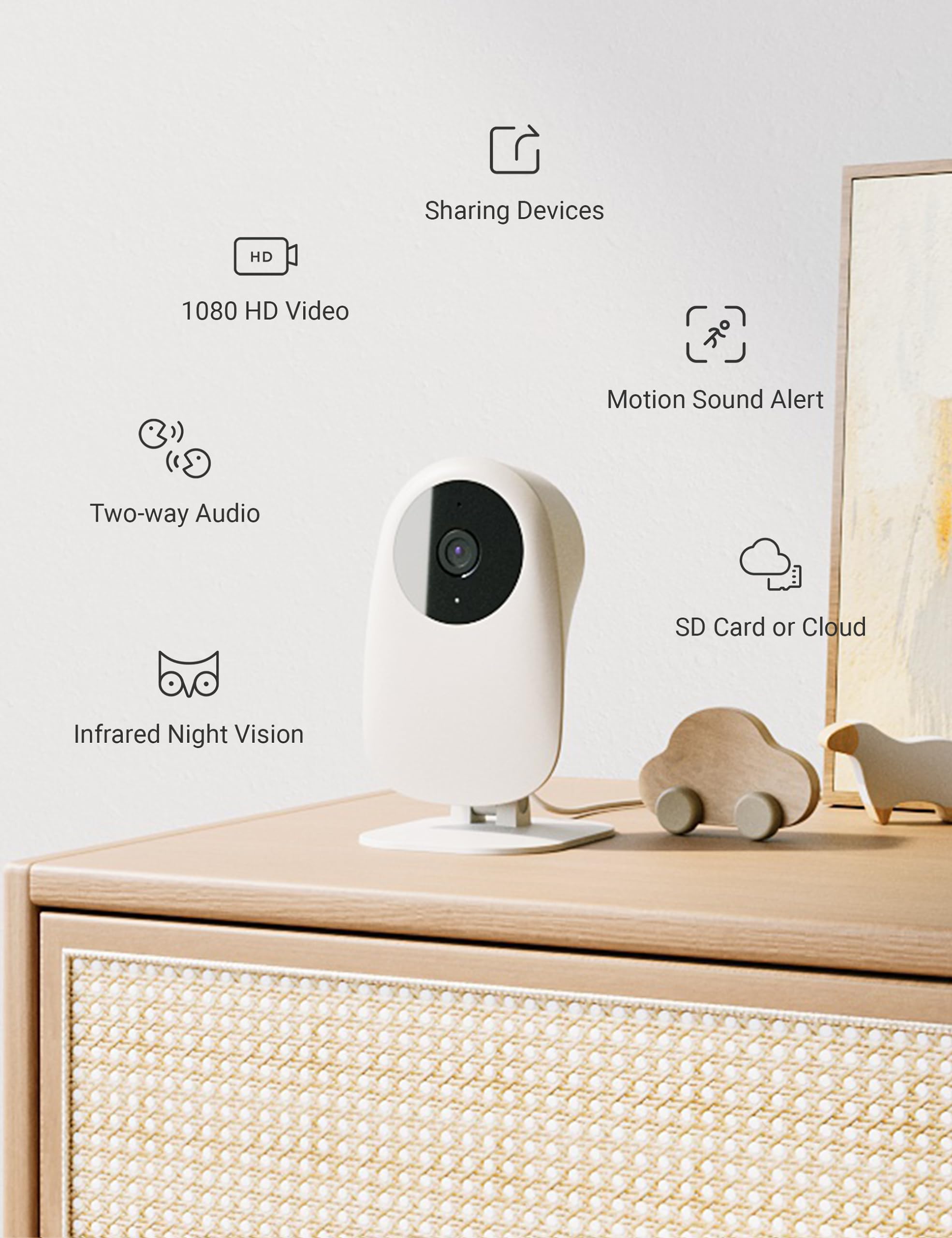 Nooie monitor motion detection showing movement alert