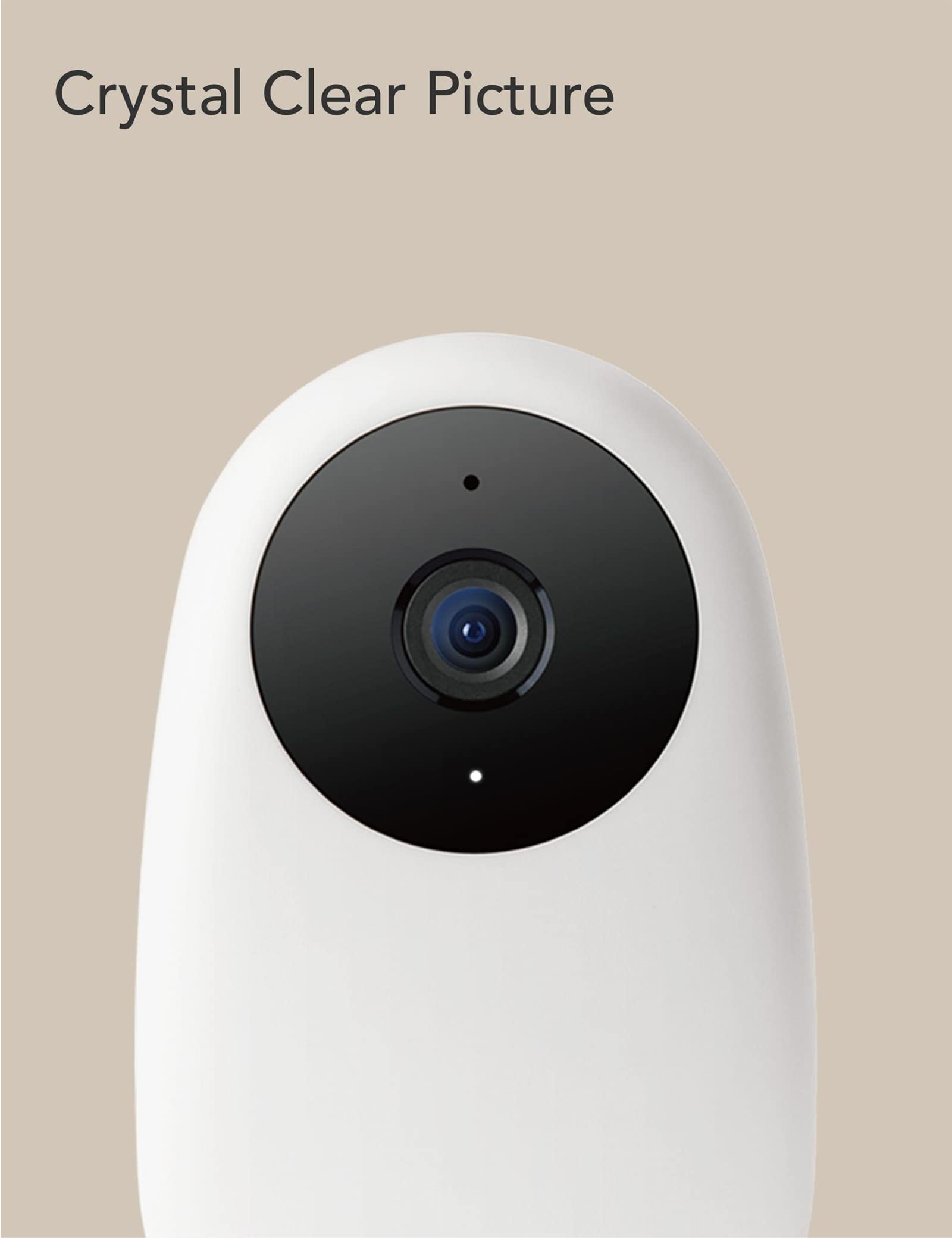 Nooie Baby Monitor two-way audio enables soothing conversations from another room