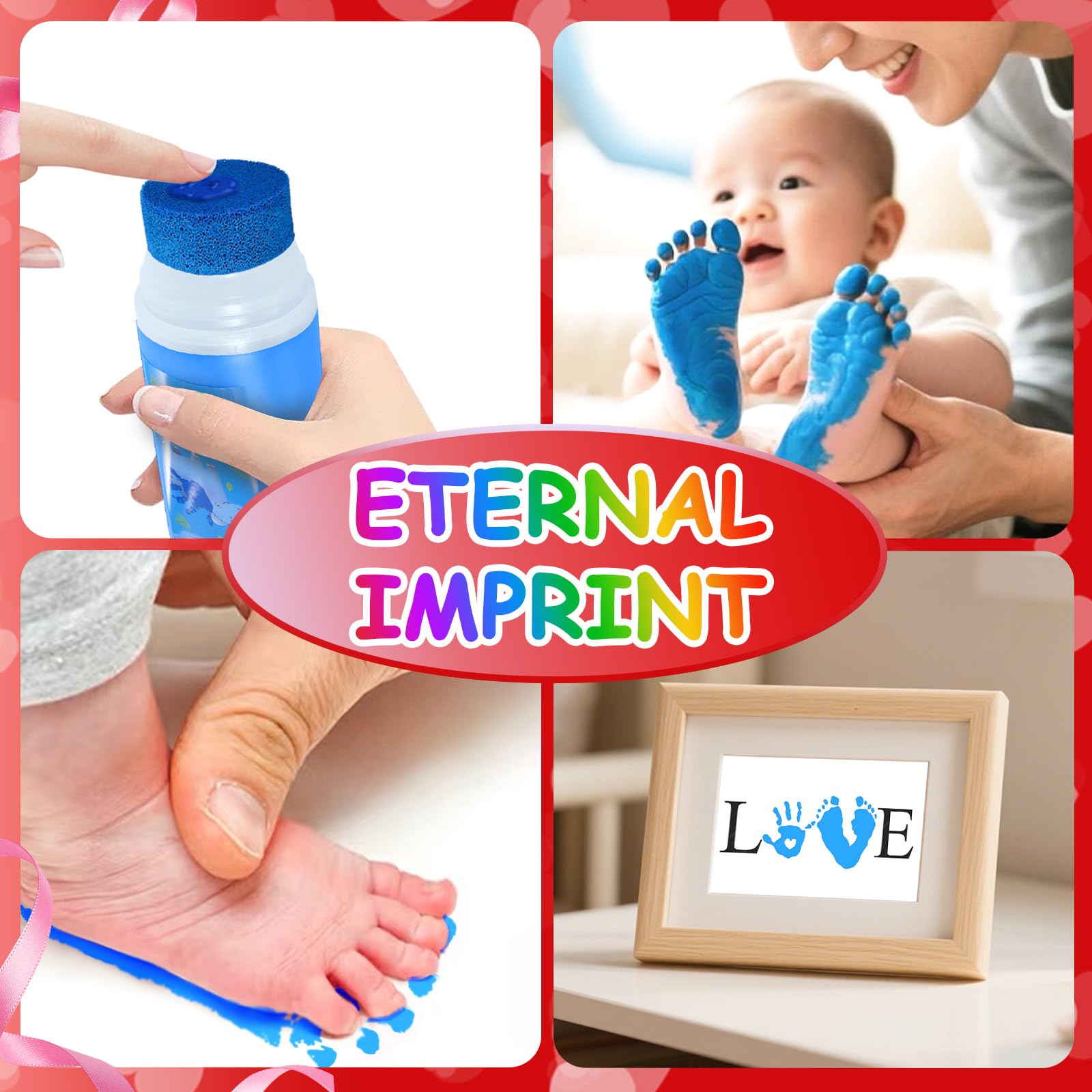 Capture baby handprint art with Noosuna for keepsake memories