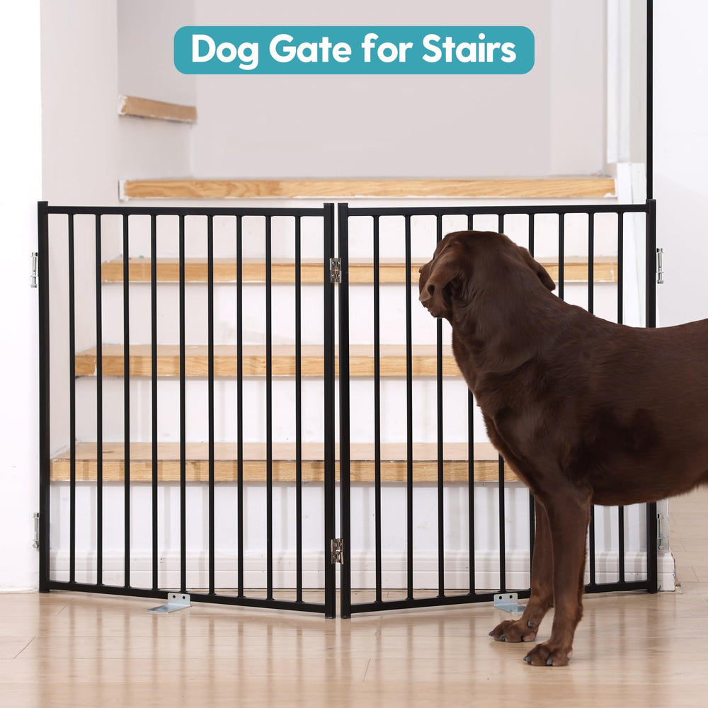 No Pawblems extra-wide 52in opening fits wide hallways and stair landings.