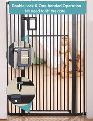 No Pawblems Upgraded 55in auto-close mechanism enables hands-free closing after passes.
