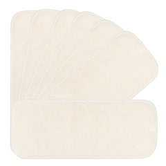 Nora's Nursery 7-pack inserts with snap closure secure inside diaper for leak-free changes