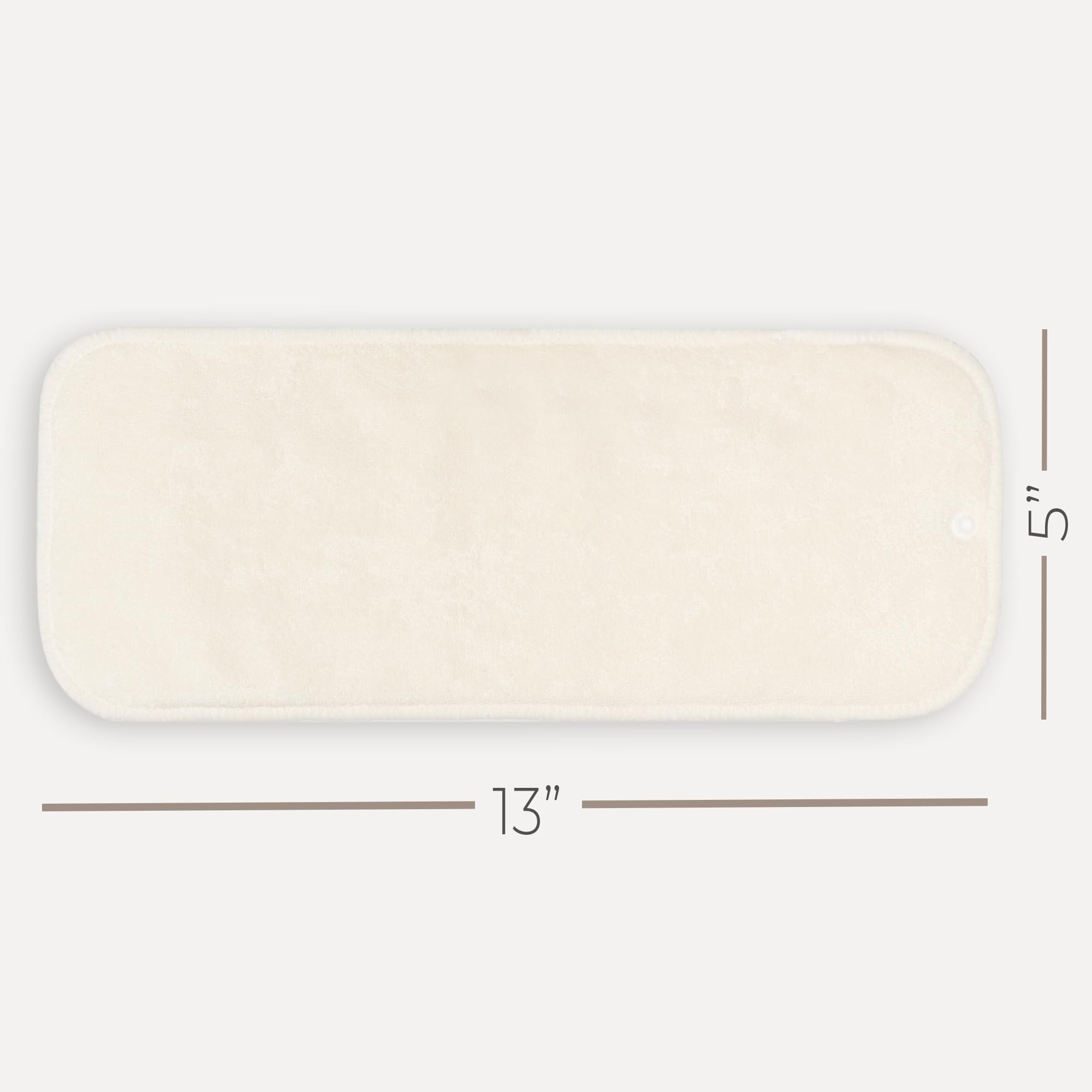Nora's Nursery liner with soft viscose outer and microfiber inner for gentle, absorbent protection