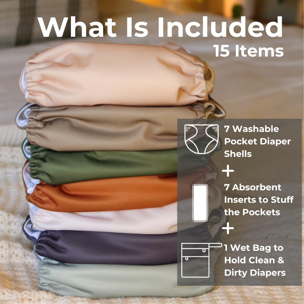 Nora's Nursery AWJ wet bag open highlighting compact storage for wet and dry items on the go.