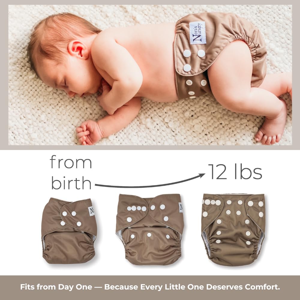 Nora's Nursery diaper pod exterior shows a large zipper for clean storage.