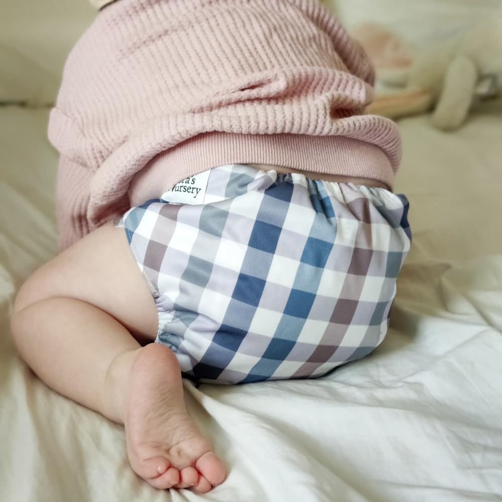 Nora's Nursery reusable diapers reduce waste and save money.