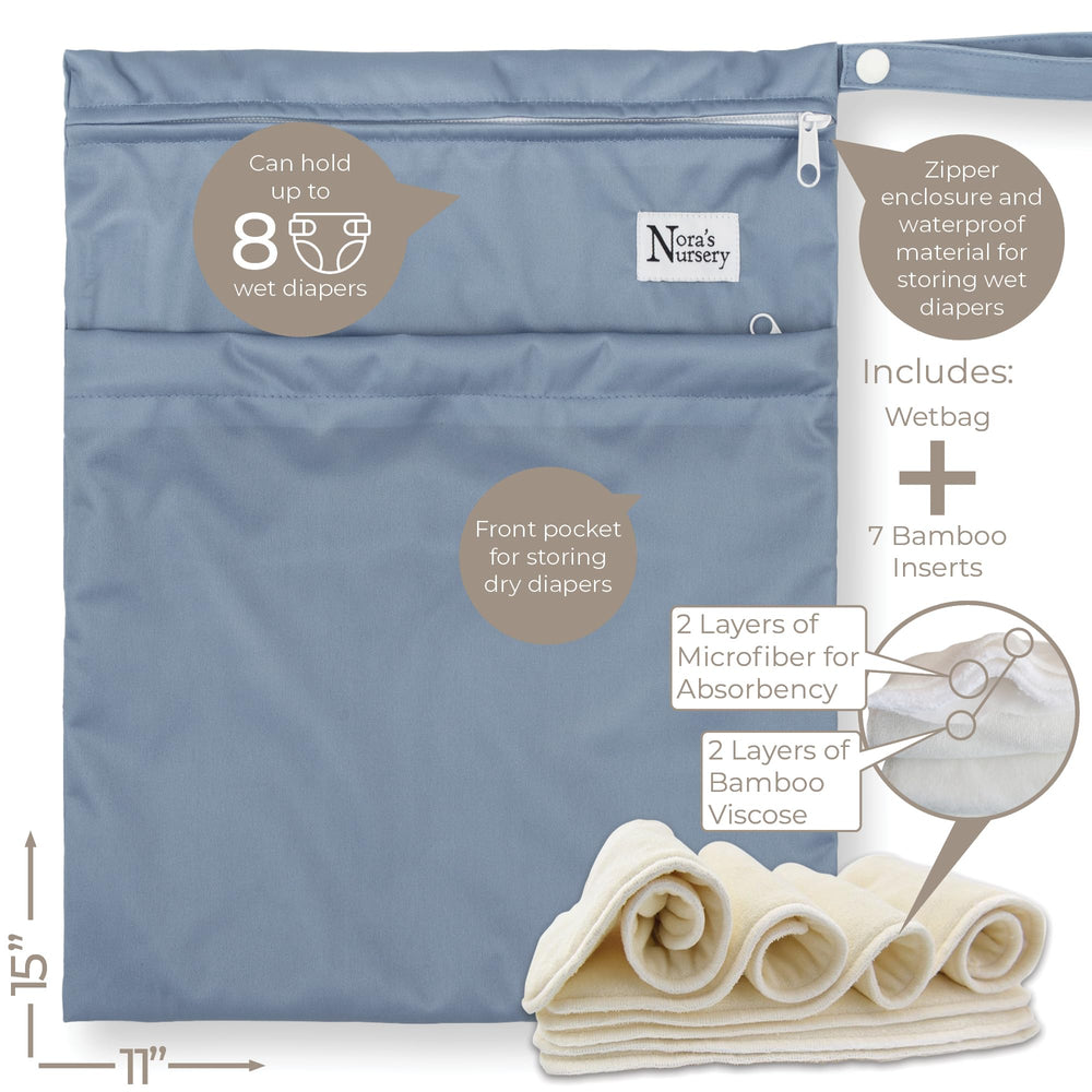 Nora's Nursery microfleece liner feels soft on baby's skin.