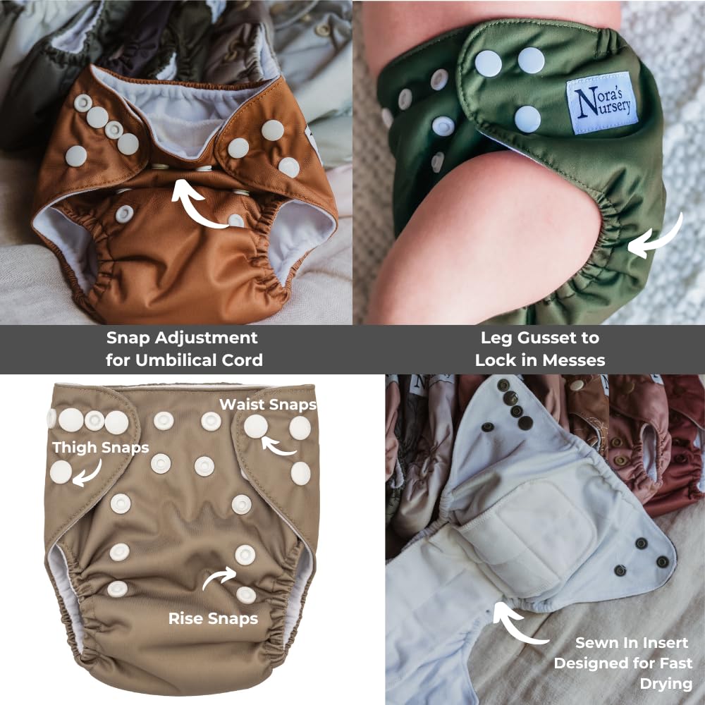 Nora's Nursery all-in-one design eliminating stuffing for easy changes.