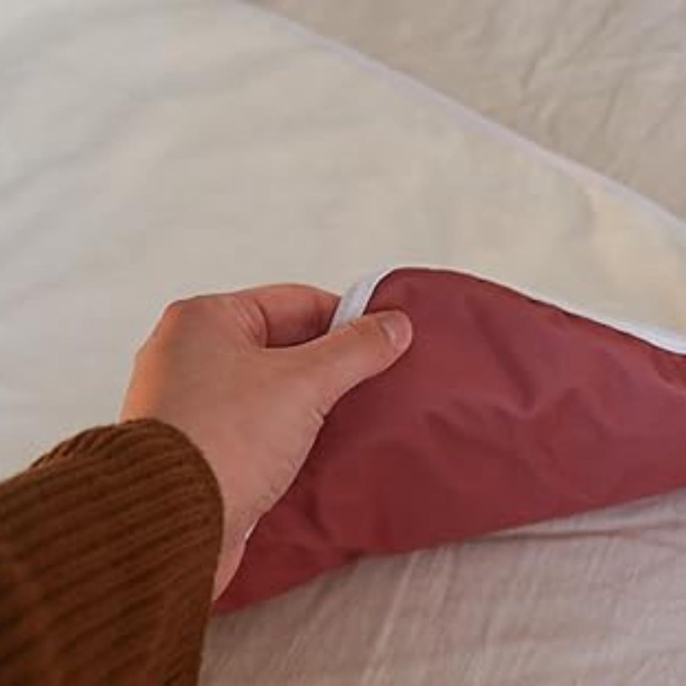 Nora's Nursery changing pad rose bamboo absorbent side prevents leaks