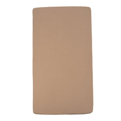 Nora's Nursery Tuscany Brown sheet adds neutral nursery styling to any room.