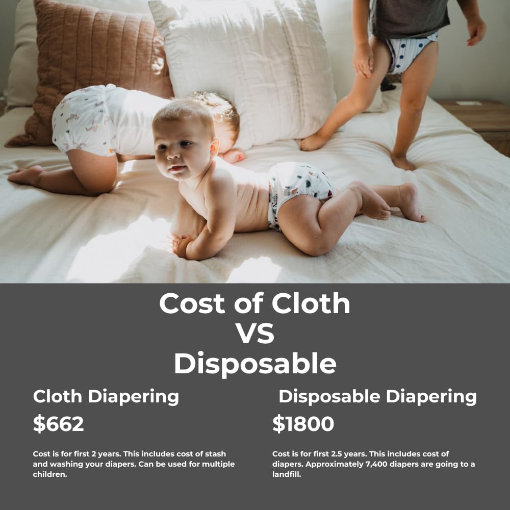 Nora's Nursery waterproof cover helps keep outfits dry during use.