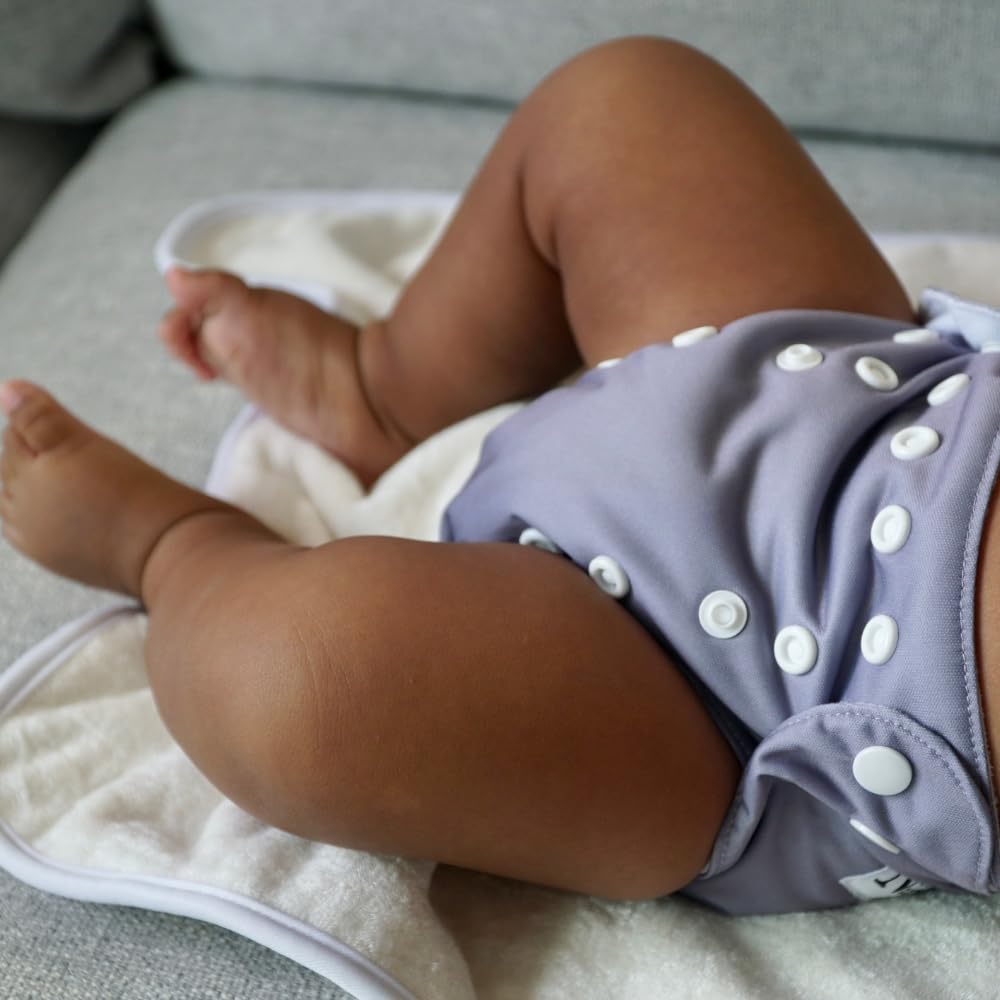 Nora's Nursery waterproof diaper pod with large zippered opening.