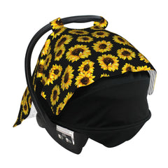 Norchzi sunflower canopy side-use demonstrates versatile protection while on the go.
