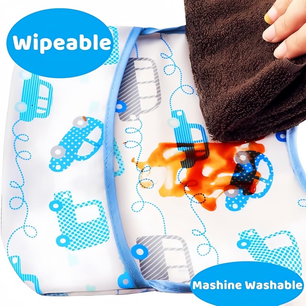norinori baby bib easy-clean design for quick wipe downs