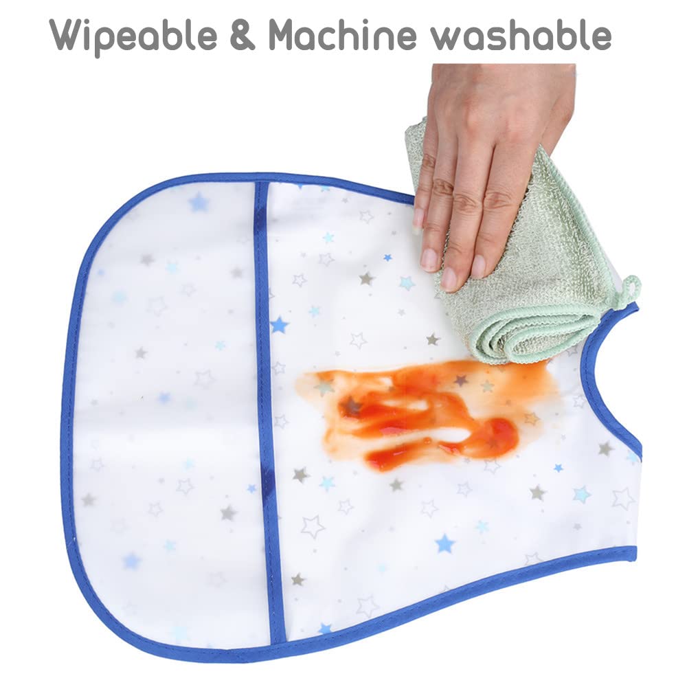 norinori adjustable-neck bib demonstrates growth-friendly fit for growing toddlers