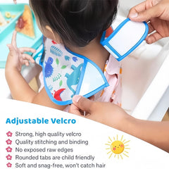 Norinori waterproof bib with adjustable neck ensures lasting comfortable fit