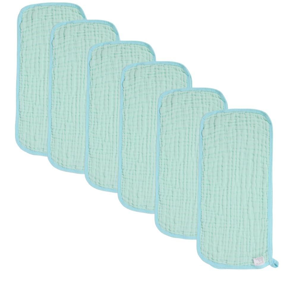 Norinori burp cloths in large 20x10 inches offer full coverage for feeding sessions.