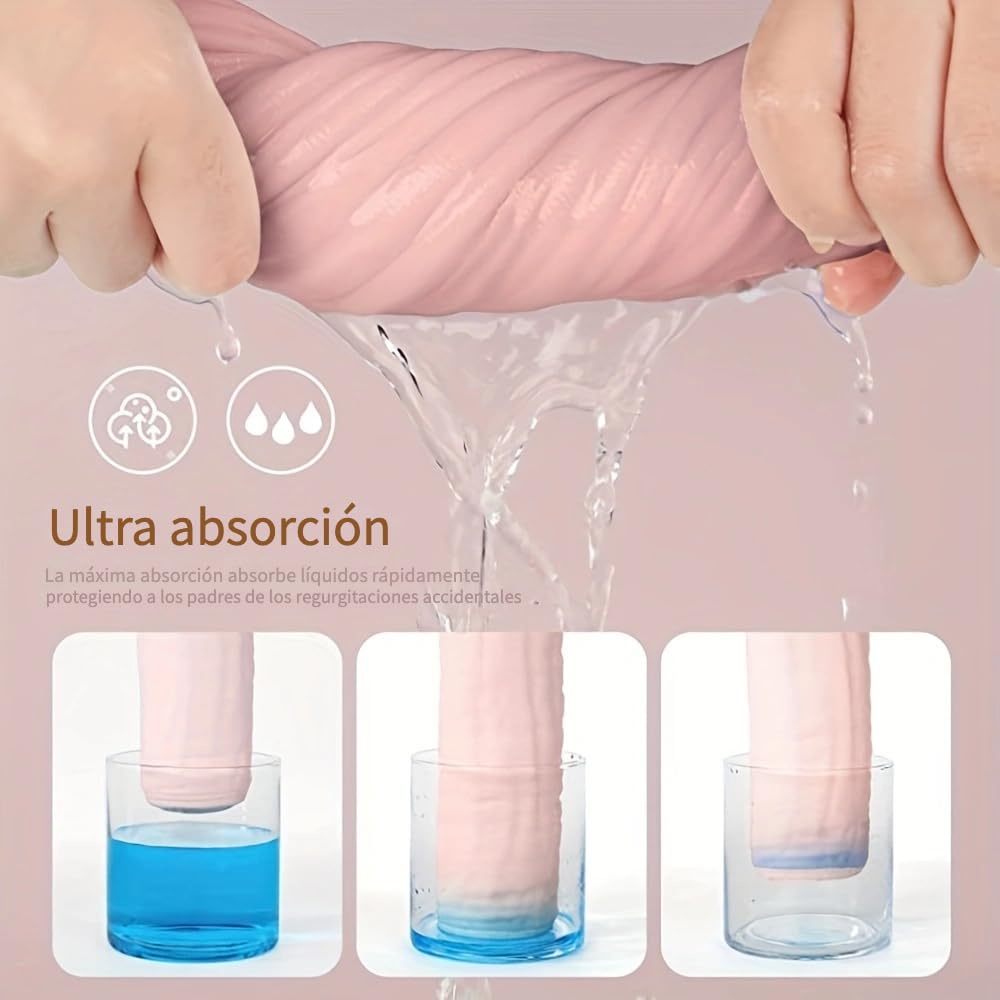 Norinori six-layer feel provides softness while absorbing moisture quickly.