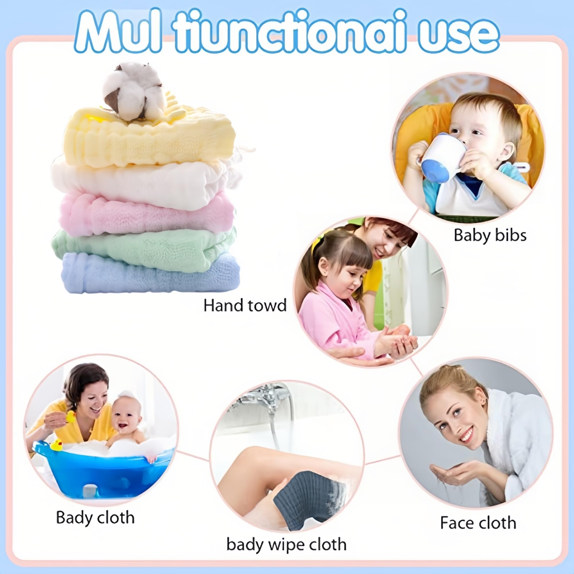Norinori baby essentials look great as a thoughtful, gift-ready set.