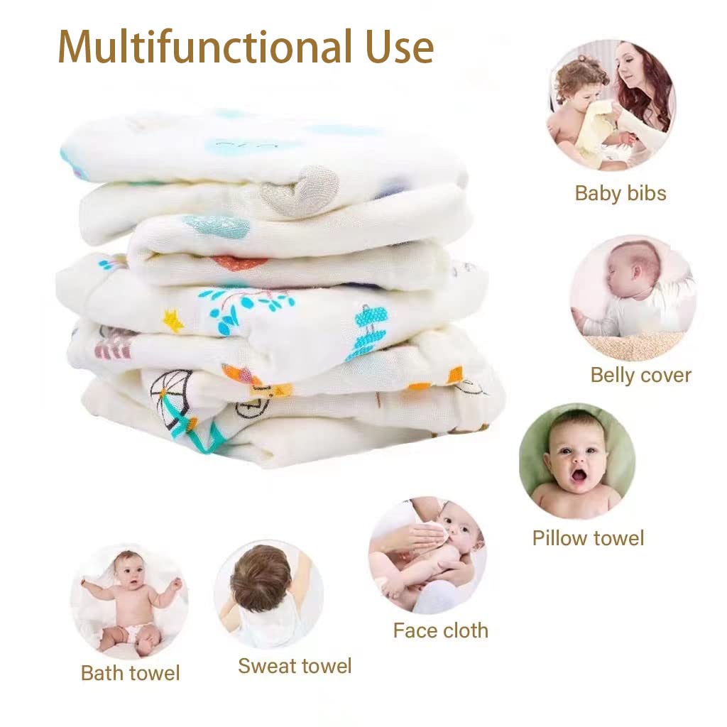 Norinori machine-washable burp cloths withstand frequent laundering without fading.