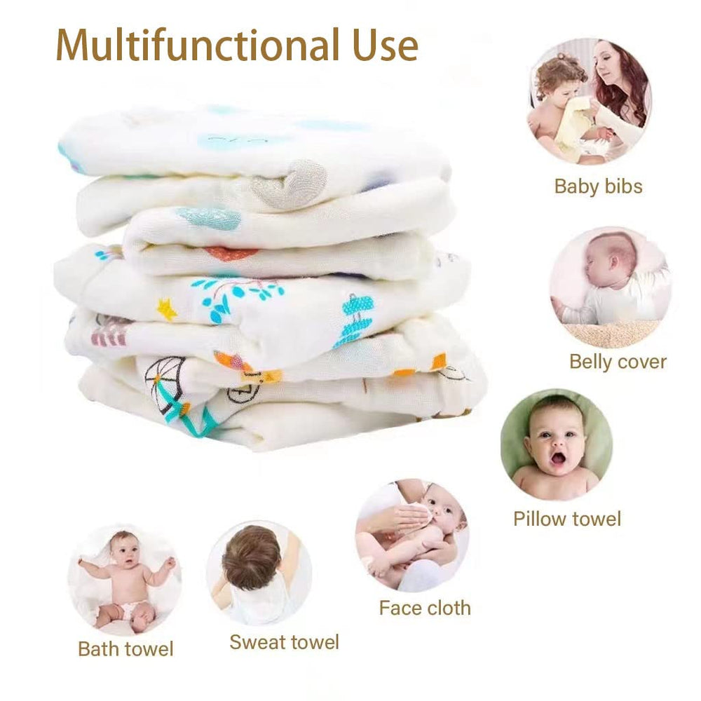Norinori machine-washable burp cloths withstand frequent laundering without fading.
