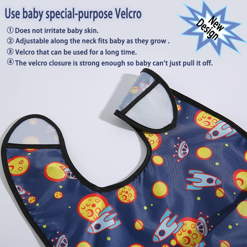 norinori travel-friendly lightweight bib fits bags for messes on the go