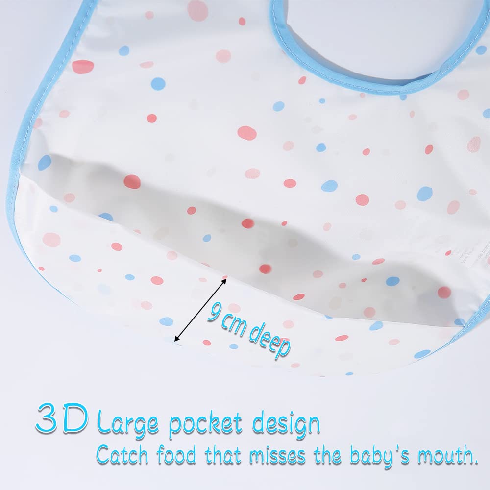 norinori wipe-clean machine-washable bib simplifies laundry after meals