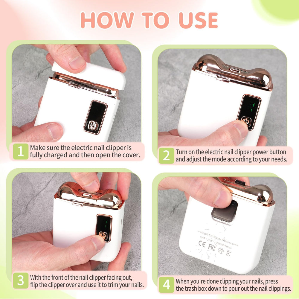 Northlet nail clipper 3-speed dial demonstrates customizable control for nails of varying thickness.