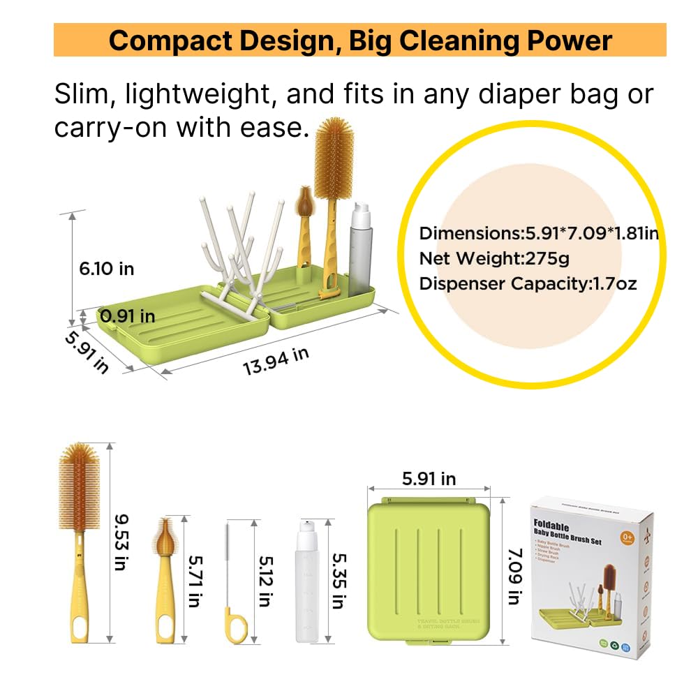 Northway OneStore travel bottle cleaner kit soap dispenser for cleaning solution