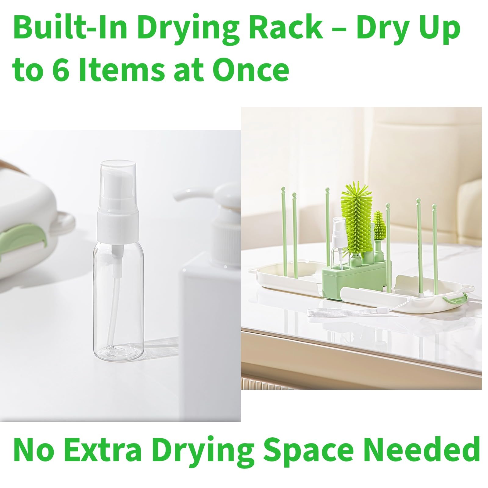 Northway OneStore soap dispenser keeps cleaning solution handy