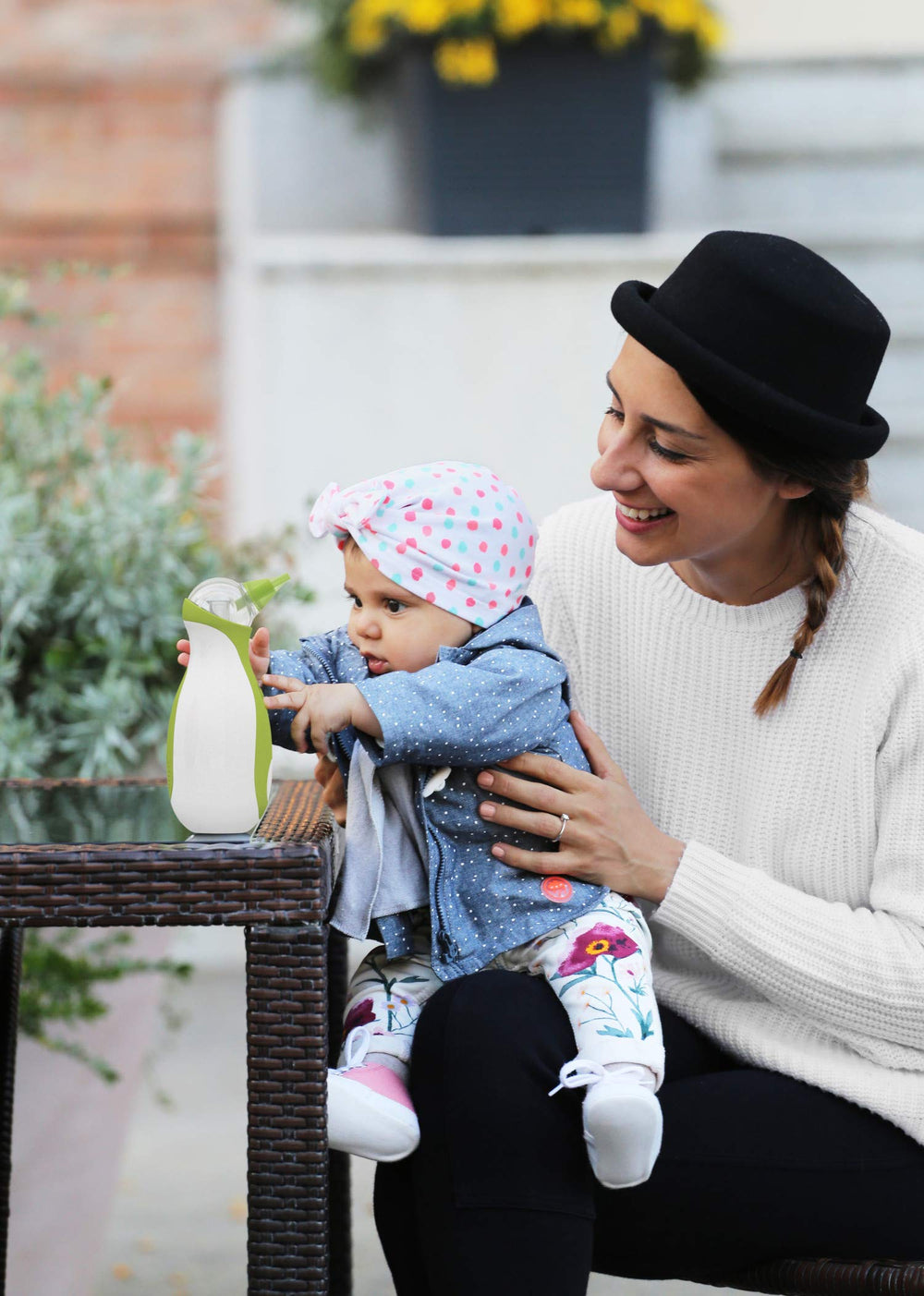 Nosiboo Go baby nasal attachment highlights adjustable tip comfort.
