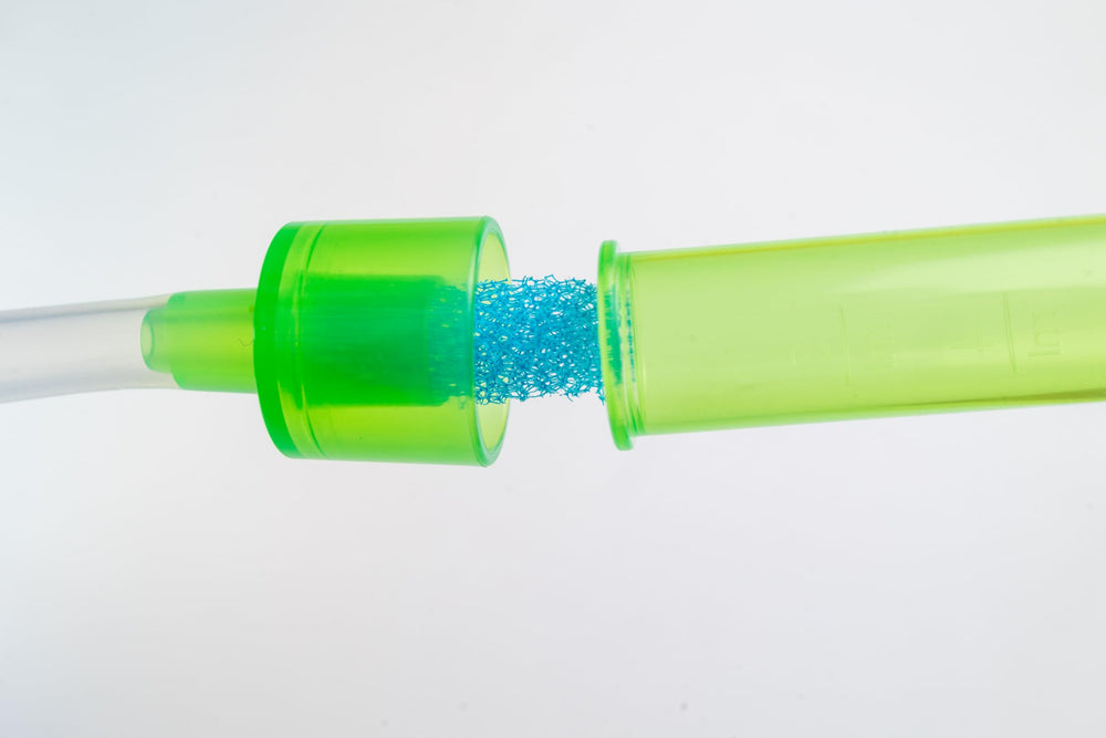 Nosies newborn nasal aspirator includes 20 hygiene filters for easy maintenance.