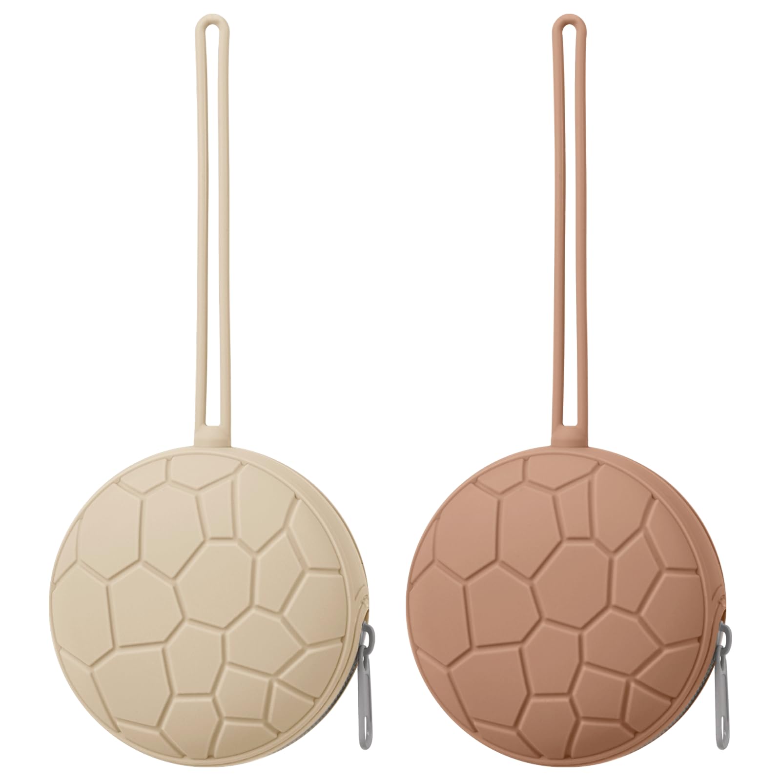 Nothomme BPA-Free pacifier holder open shows easy-access silicone case for on-the-go cleanliness