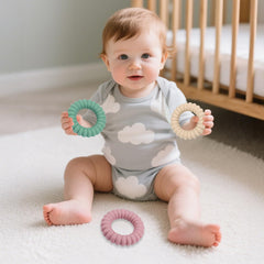 Nothomme teether being sterilized reflects easy cleaning for busy parents.