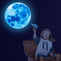 Nouata glow spaceman wall decal adds playful sci-fi touch and imagination