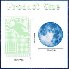 Nouata sky-blue moon glow provides a gentle bedtime ambiance.
