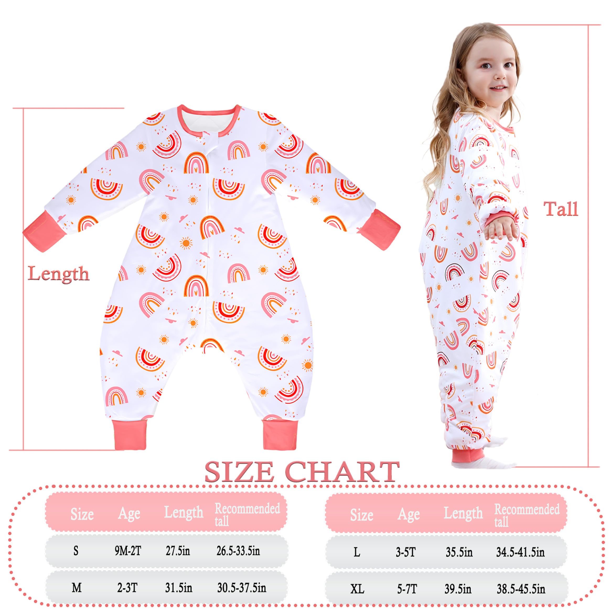 NOUJULOUN size range 9m-7t ensures growing toddlers stay warm across seasons.