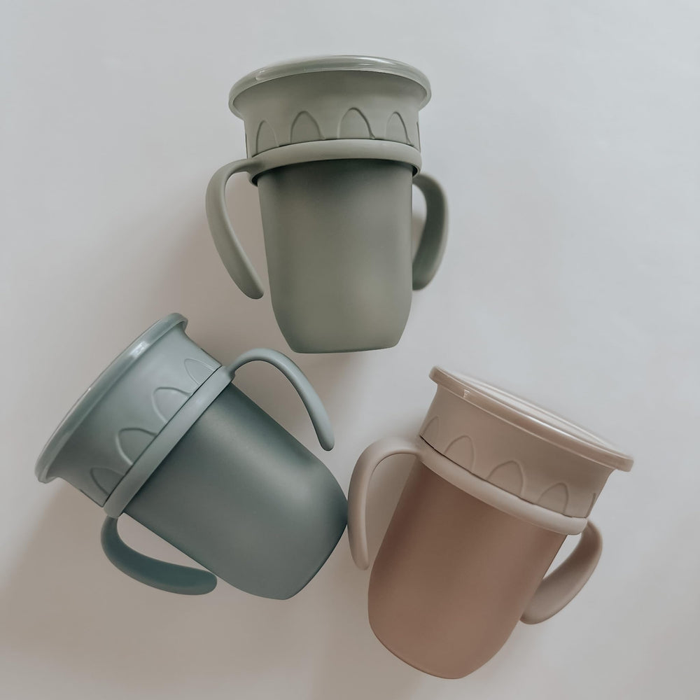 noüka All Around Cup Fern colorways showcase calm, modern family-friendly tones.
