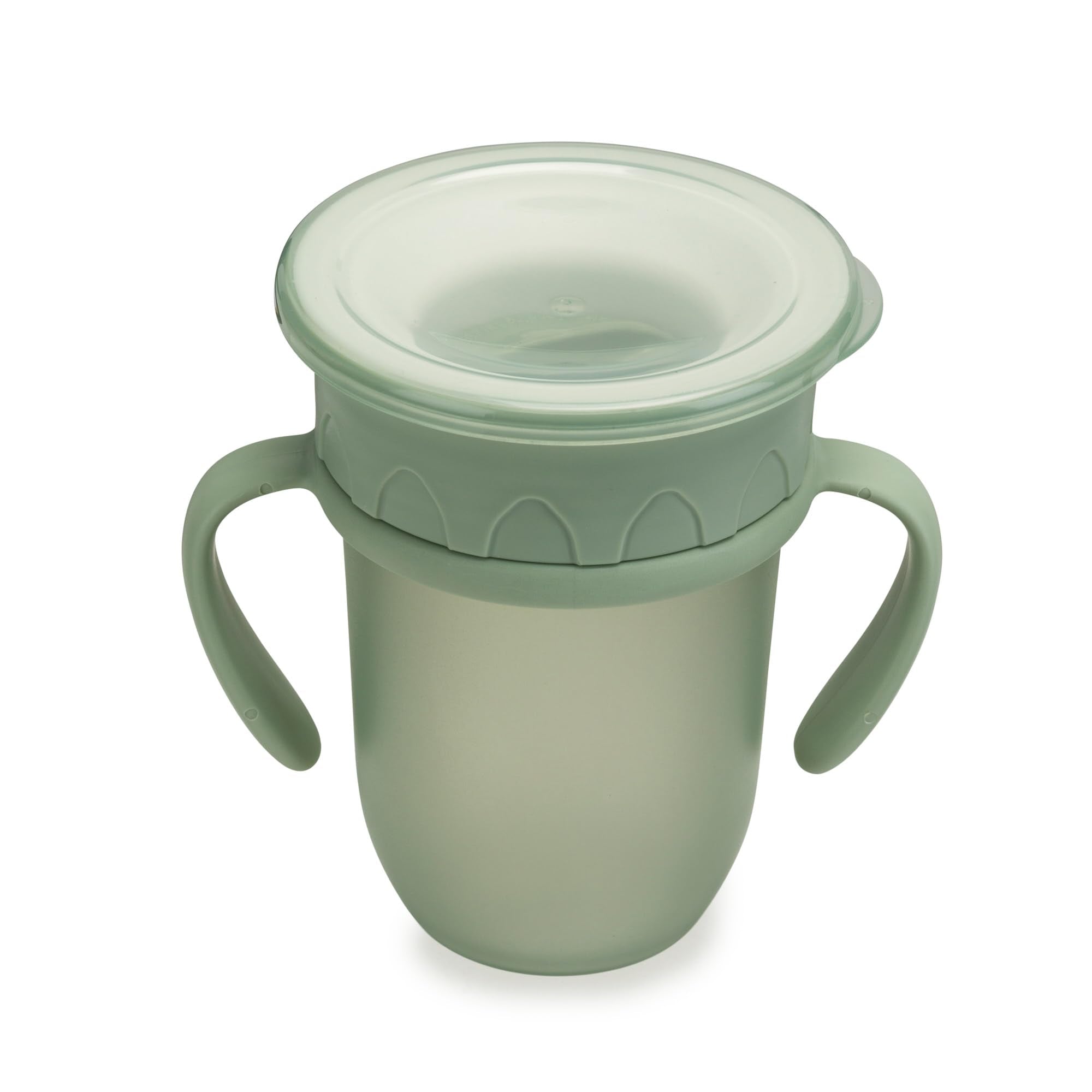 noüka all around cup moss angled drink for independent sipping