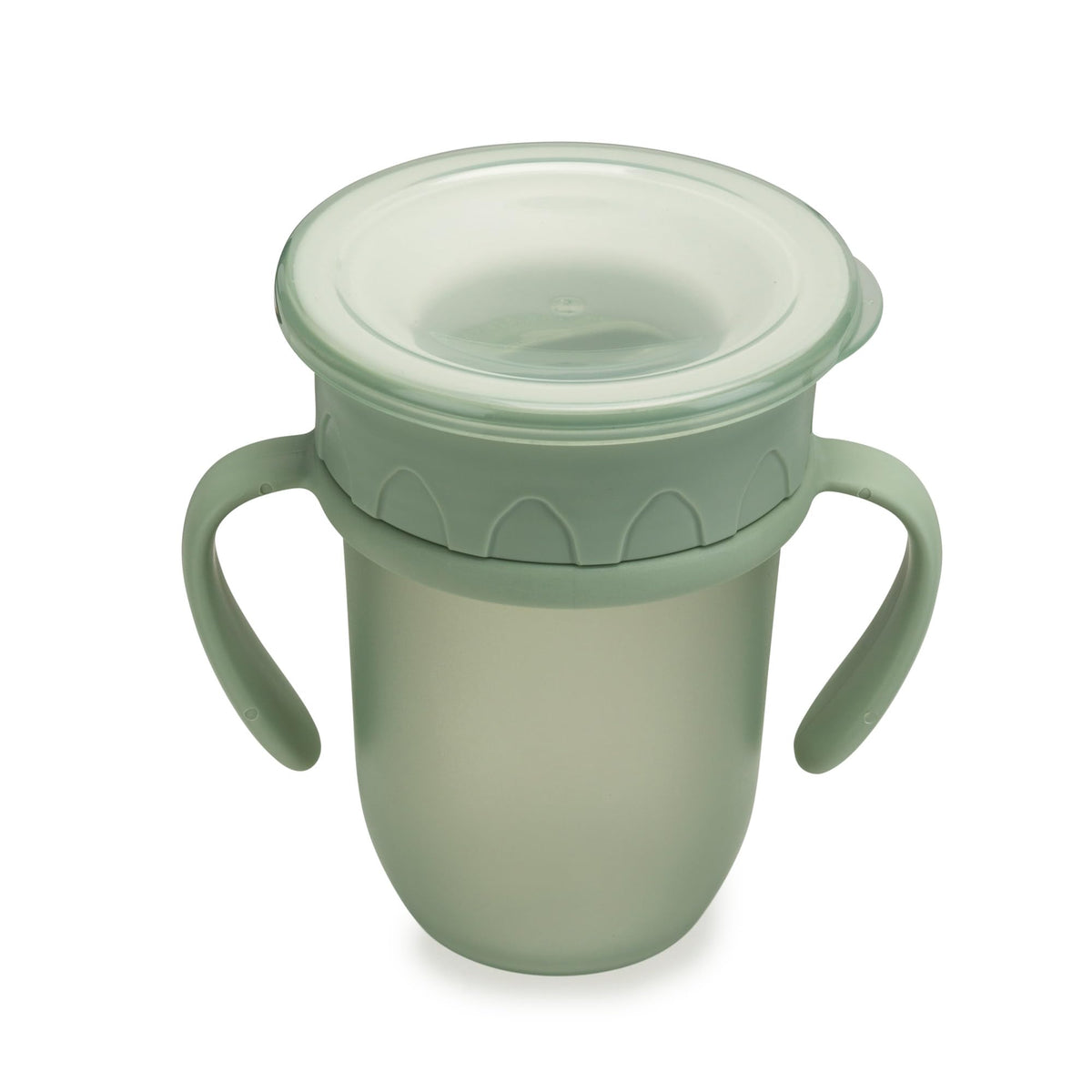 noüka all around cup moss angled drink for independent sipping