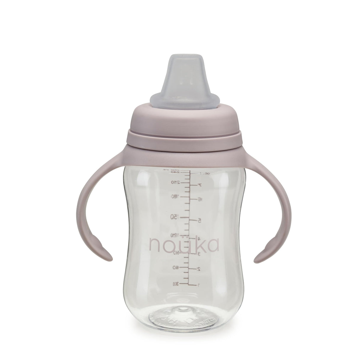 noüka soft spout sippy cup bloom closeup highlights durable Tritan and comfortable grip