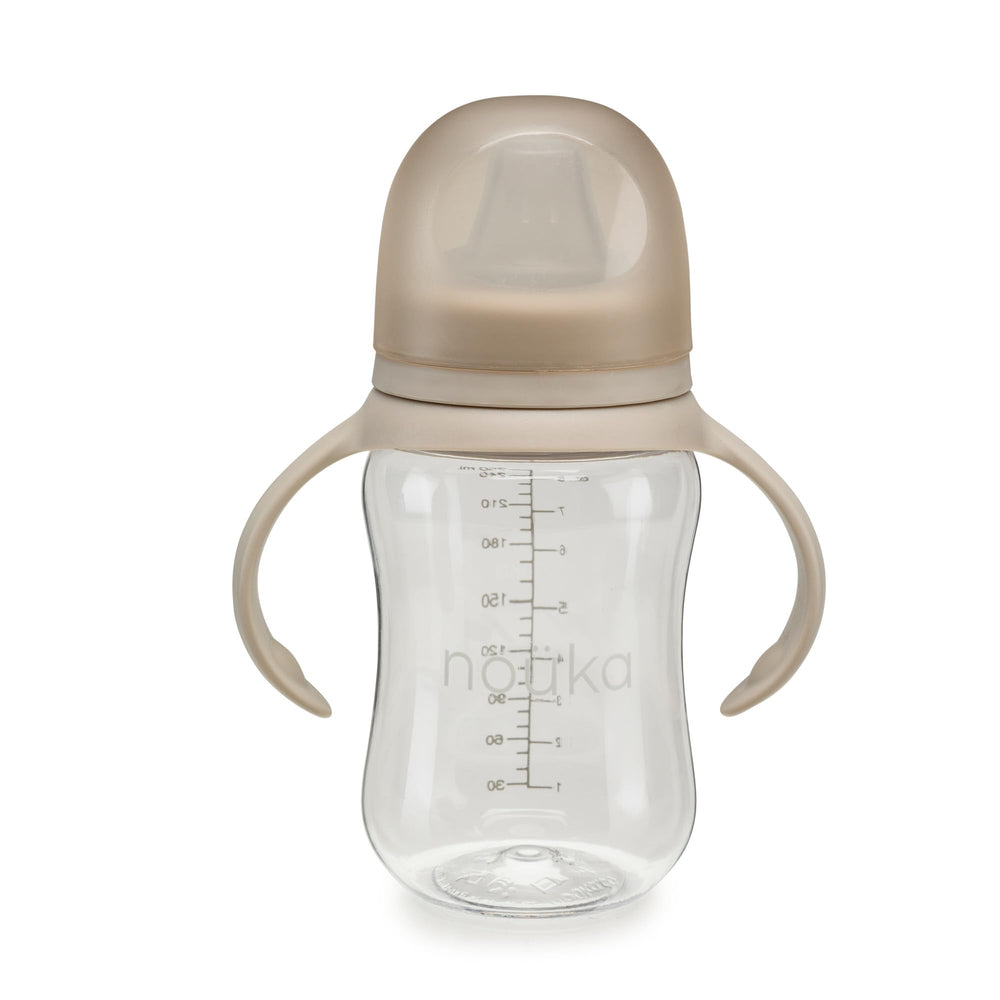 noüka Soft Spout Sippy Cup soft spout close-up supports gentle gums