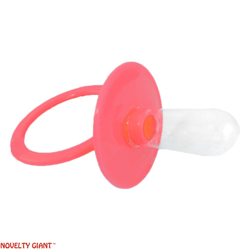NOVELTY GIANT jumbo pink pacifier accessory for cosplay or events
