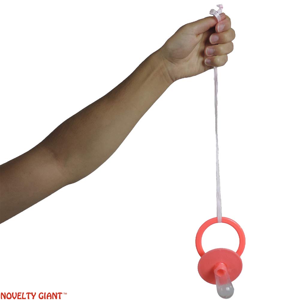 NOVELTY GIANT jumbo pink pacifier prop for party costumes