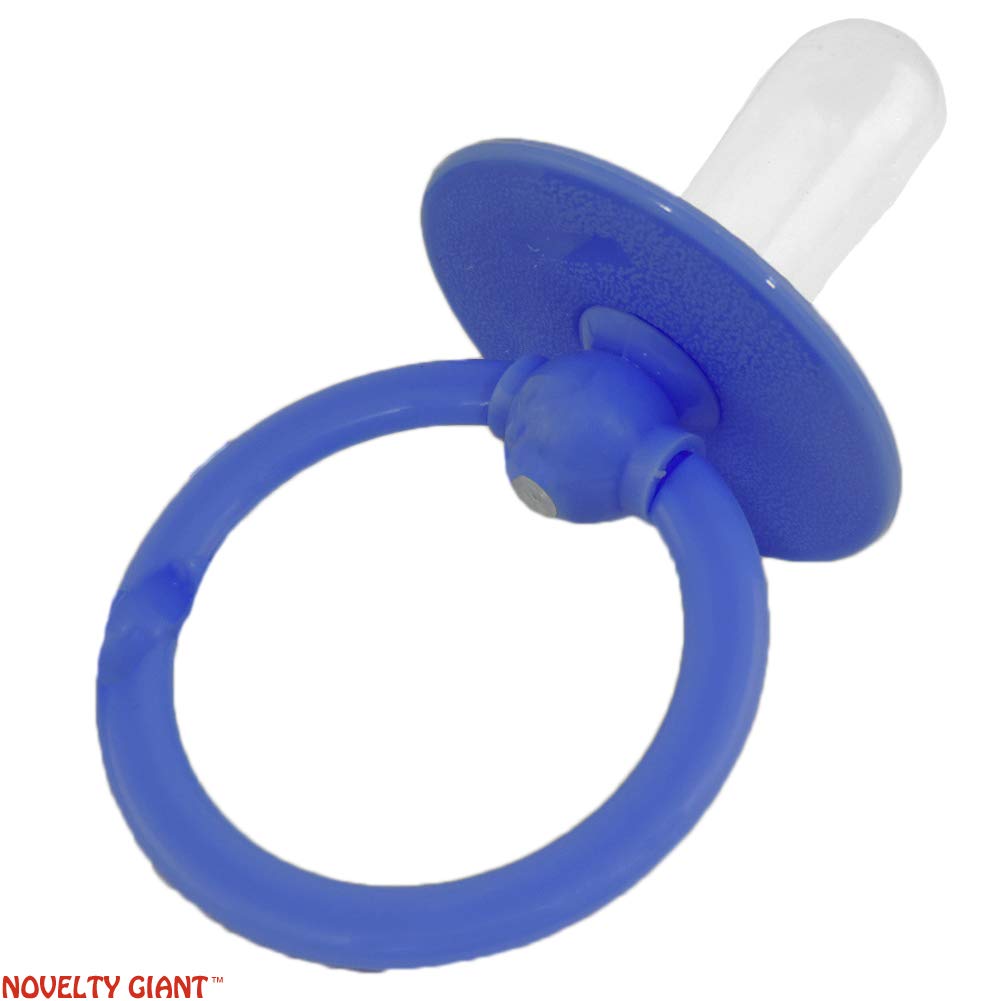 NOVELTY GIANT pacifier with matching ribbon for easy carrying