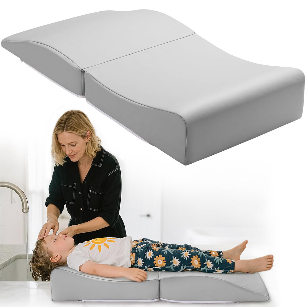 Noverlife gray hair washing station transforms the kitchen sink into a toddler shampoo basin for easy rinsing